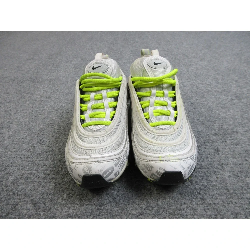 Nike Air Max 97 Reflective Logos Shoes Size 6.5Y‎ Womens 8 921522-108 Sneakers